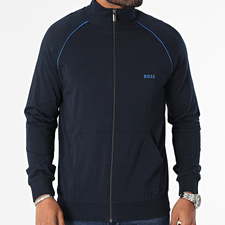 BOSS - Mix And Match Zip Sweat 50515307 Blu navy