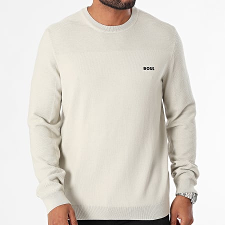 BOSS - Sudadera de cuello redondo Momentum X 50498559 Beige