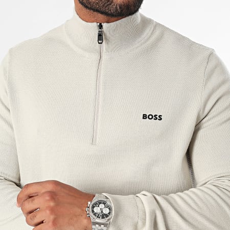 BOSS - Jersey con cremallera Momentum X 50498560 Beige claro