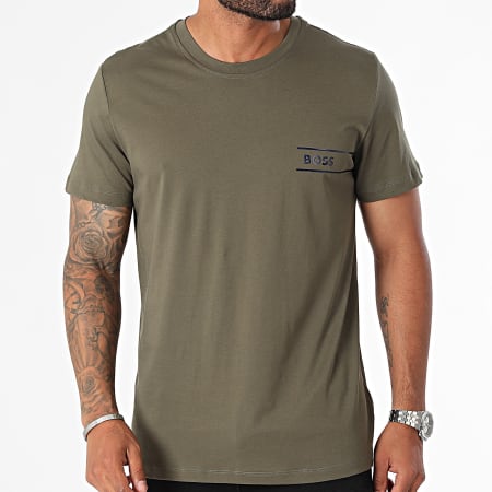 BOSS - Camiseta 24 50517715 Verde caqui