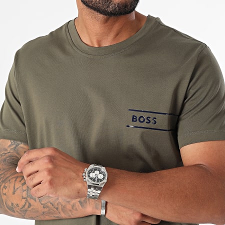 BOSS - Camiseta 24 50517715 Verde caqui