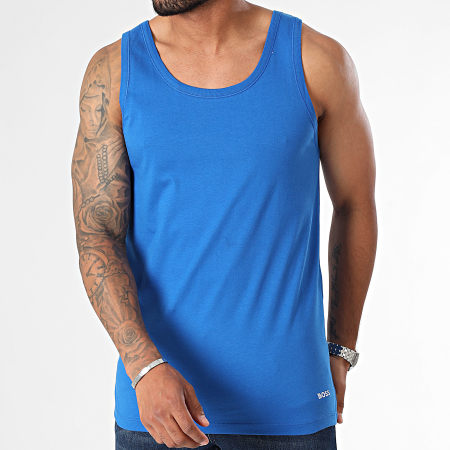 BOSS - Set van 3 tanktops 50517863 Zwart marineblauw