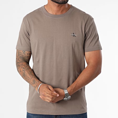 Calvin Klein - Set van 2 T-shirts 0199 Wit Bruin