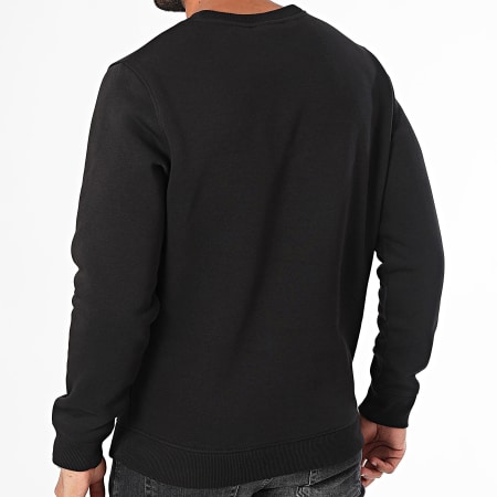 Calvin Klein - Zwart Monogram Ronde Hals Sweat 5630