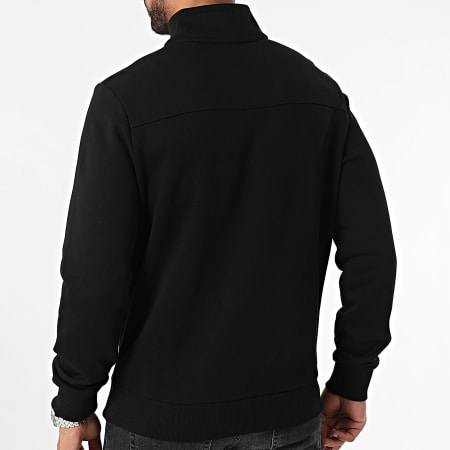 Calvin Klein - Geborduurd logo Sweatshirt met rits 3729 Zwart