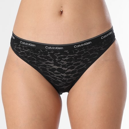 Calvin Klein - Set van 3 damesslips QD5069E Wit Blauw Zwart