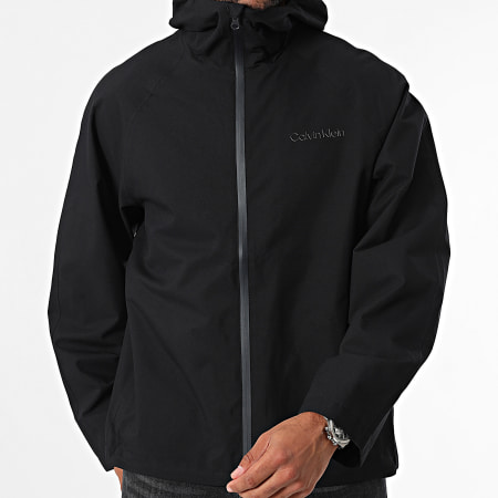 Calvin Klein - Veste Zippée Capuche 00GMF4O520 Noir