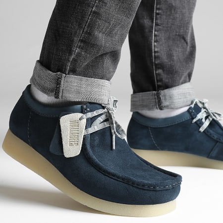 Clarks - Zapatillas Wallabee Evo Navy