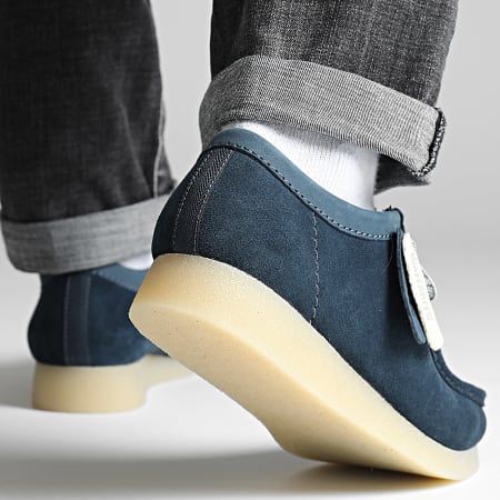 Clarks - Scarpe Wallabee Evo Navy