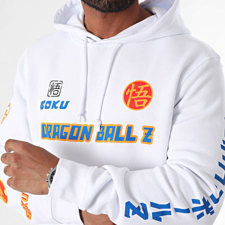 Dragon Ball Z - Racing Hoodie Blanco