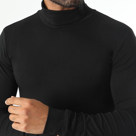 LBO Set di 3 magliette a collo alto a maniche lunghe United 3479 Nero Navy Heather Grey Ryses
