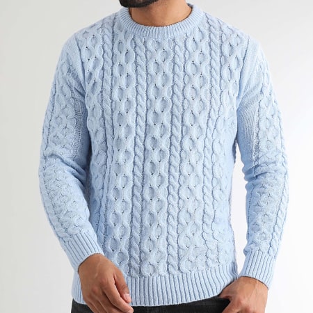 LBO - Jersey cuello redondo 1431 Azul claro