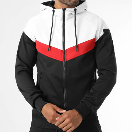 LBO - Ensemble De Survetement Tricolore 0242 Noir Blanc Rouge