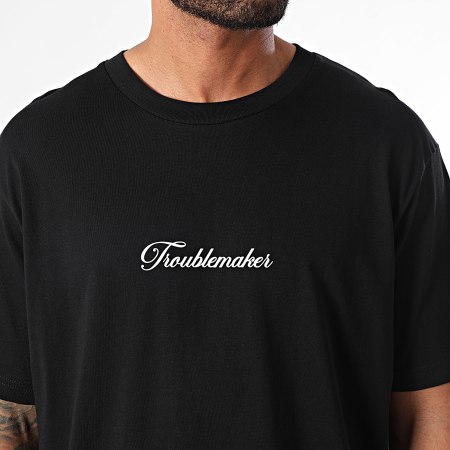 Luxury Lovers - Tee Shirt Oversize Large Troublemaker Fefe Noir