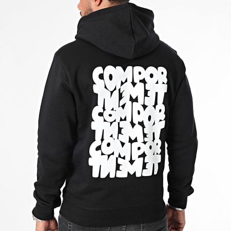 Comportement - Sudadera Bubble Negro Blanco