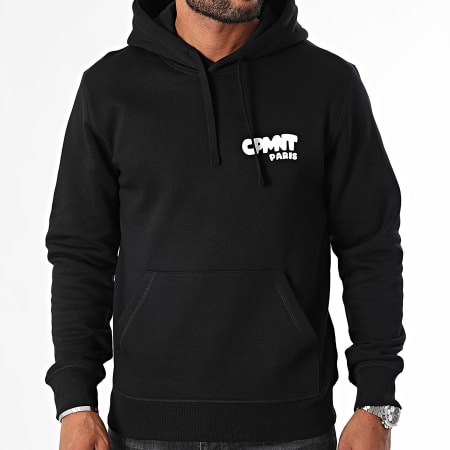 Comportement - Bubble Hoodie Zwart Wit