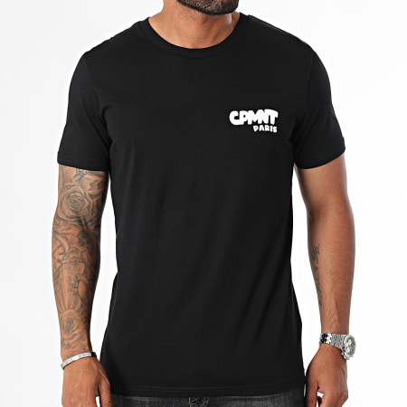 Comportement - Camiseta Bubble Negro Blanco