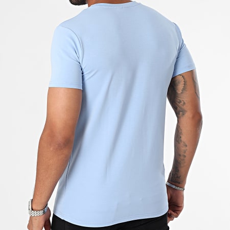 Project X Paris - Tee Shirt Col Rond 1910076 Bleu Clair