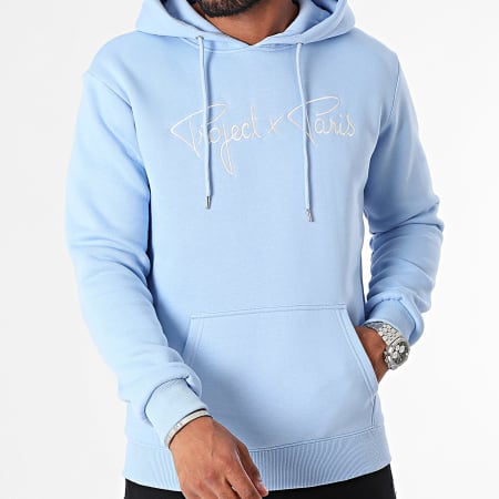 Project X Paris - Sweat Capuche 1920010 Bleu Clair