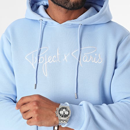 Project X Paris - Sweat Capuche 1920010 Bleu Clair