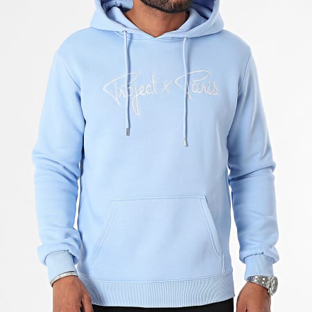 Project X Paris - Sweat Capuche 1920010 Bleu Clair