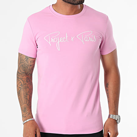 Project X Paris - Camiseta cuello redondo 1910076 Rosa