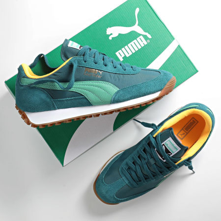 Puma - Easy Rider Vintage 399028 Cold Verde Jade Escarcha Blanco Sneakers