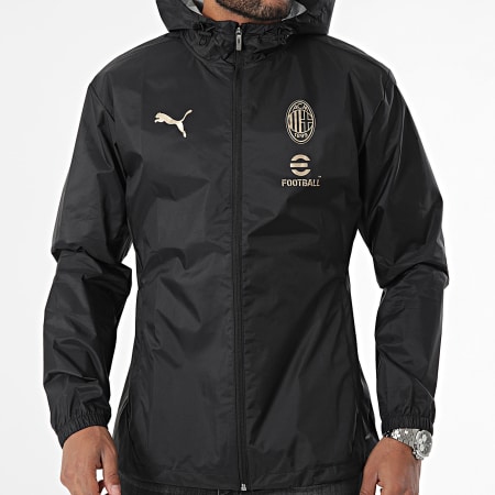 Puma - AC Milan Training All Weather Cortaviento 777522 Negro Oro