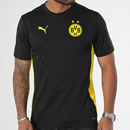 Puma - Camiseta de entrenamiento BVB 09 777606 Negro Amarillo