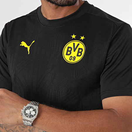 Puma - Camiseta de entrenamiento BVB 09 777606 Negro Amarillo