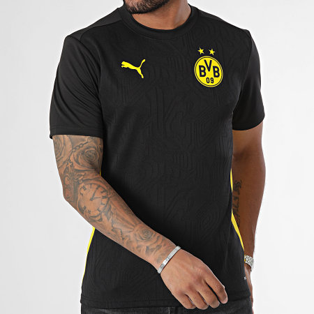 Puma - Camiseta de entrenamiento BVB 09 777606 Negro Amarillo