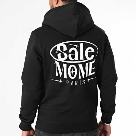 Sale Môme Paris - Felpa con cappuccio Arte Moderna Nero Bianco