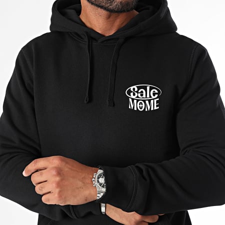 Sale Môme Paris - Modern Art Hoodie Zwart Wit