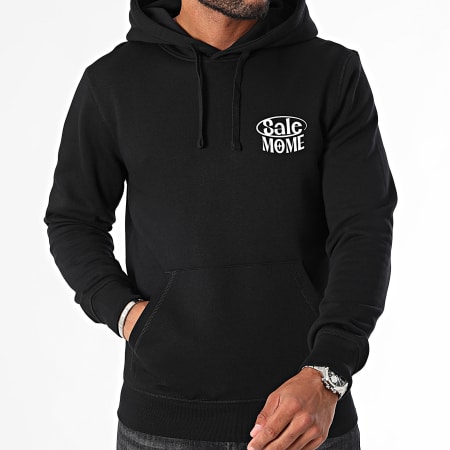 Sale Môme Paris - Modern Art Hoodie Zwart Wit