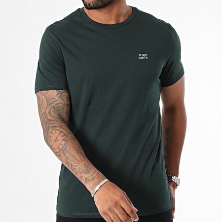 Teddy Smith - Camiseta 11016931D Verde Oscuro