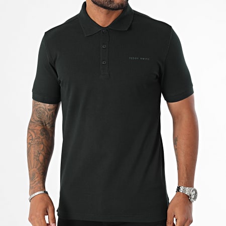 Teddy Smith - Polo Alban a maniche corte 11316818D Verde scuro