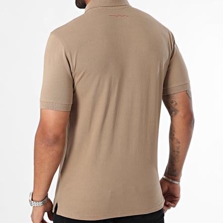 Teddy Smith - Alban Polo met korte mouwen 11316818D Donkerbeige