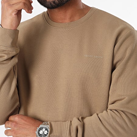 Teddy Smith - Crewneck sweatshirt Nark 10816922D Donker beige