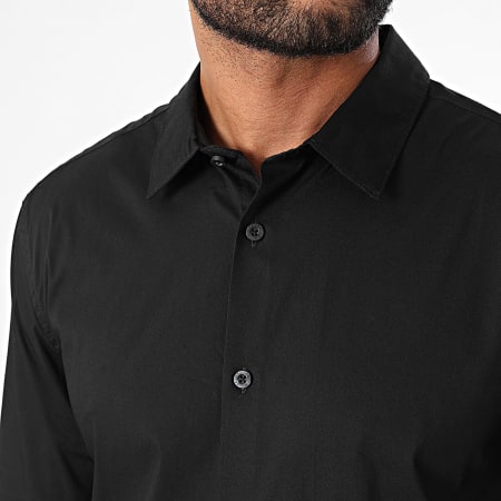 Teddy Smith - Oswald Camisa Manga Larga 10716990D Negro