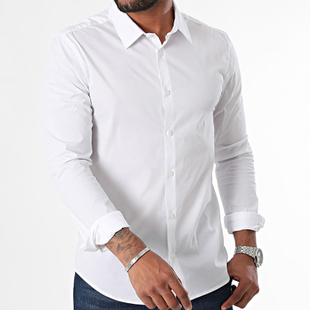 Teddy Smith - Oswald Camisa Manga Larga 10716990D Blanco