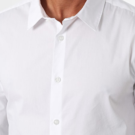 Teddy Smith - Oswald Camisa Manga Larga 10716990D Blanco