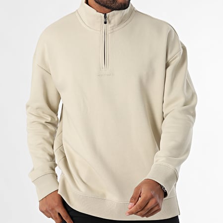 Teddy Smith - Sudadera con cremallera Loten 10816789D Beige