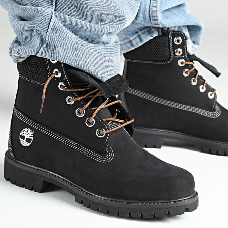 Stivali Premium 6 In Lace Waterproof Medium A2P6W Nero Nubuck