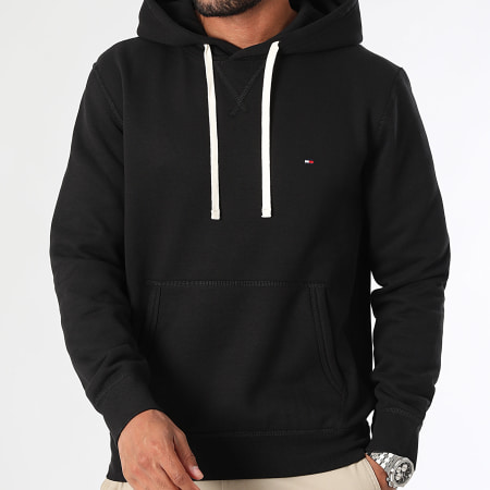 Tommy Hilfiger - Essential 7230 Felpa con cappuccio oversize nera