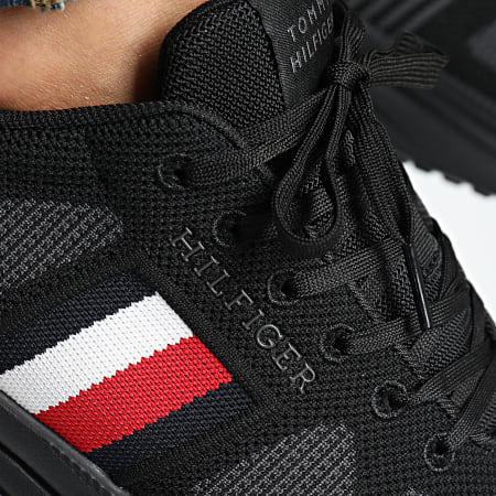 Tommy Hilfiger - Zapatillas Modern Runner Knit Evo 5245 Negro