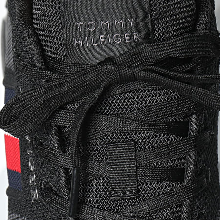 Tommy Hilfiger - Modern Runner Knit Evo 5245 Zwarte Sneakers