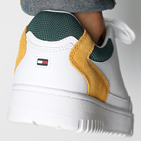 Tommy Hilfiger - Core Leather Mix 5058 City Gele Sneakers