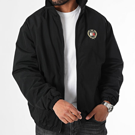 Tommy Jeans - Veste Zippée Réversible Polar Crest Reverse 9643 Noir