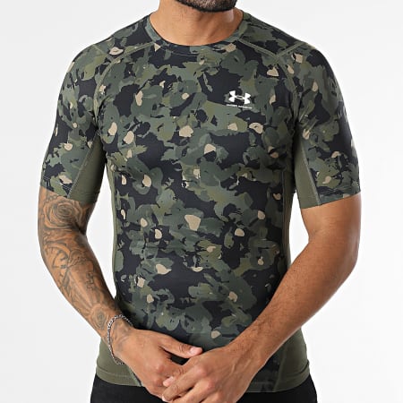 Camiseta HeatGear 1386937 Verde caqui