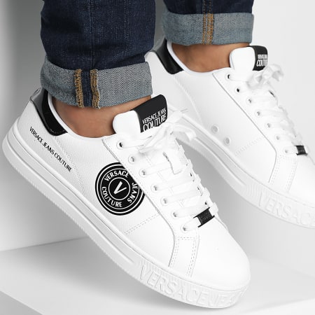 Versace Jeans Couture - Sneakers Fondo Court 88 74YA3SK1 in pelle granulosa a specchio